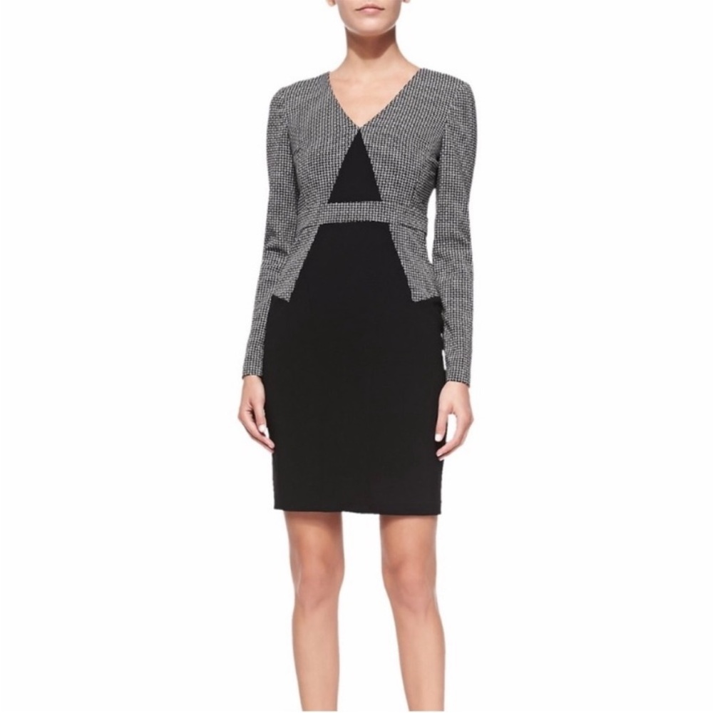 Diane Von Furstenberg Black and White Print Natasha Dress